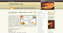 Desktop Screenshot of osteodiet.com